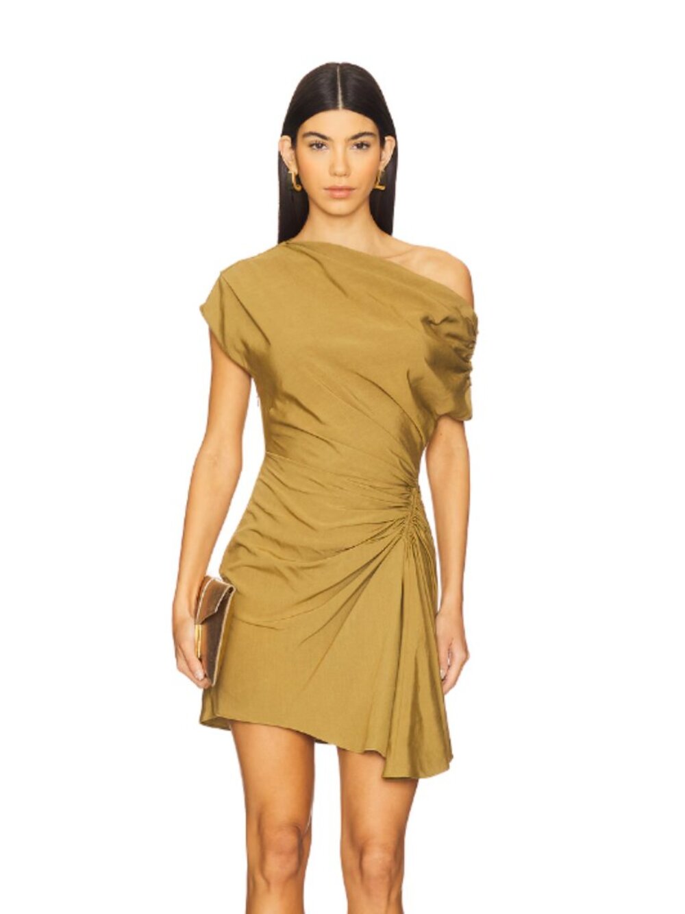 WORN ONCE - ALC Poppy Mini Dress in Hazel Green